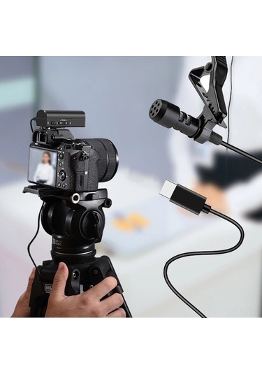 Reedark Mini Usb-c Mikrofon - Gürültü Önleyici, Kablolu, Kıyafet Klipsli, Yüksek Kalite 112 Karakter