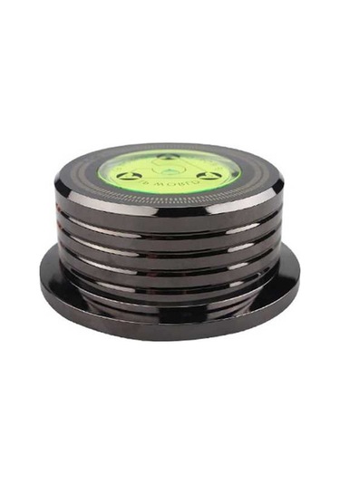 Pazly Vinil Plak Sabitleyici - Titreşim Önleyici, Ses Kalitesini Artırıcı 50hz Balonlu Hız Göstergeli