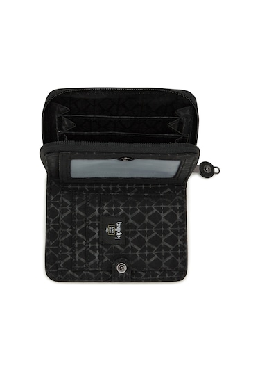 Kipling Kıplıng Money Love Cüzdan Orta Boy Siyah Sıgnature Emb Siyah