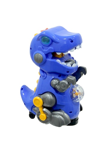 Birlik Pilli Işıklı Duman Püskürten Robot Trex
