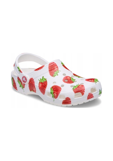 Crocs Classic Fresh Fruits Kadın Terlik Kırmızı Kırmızı