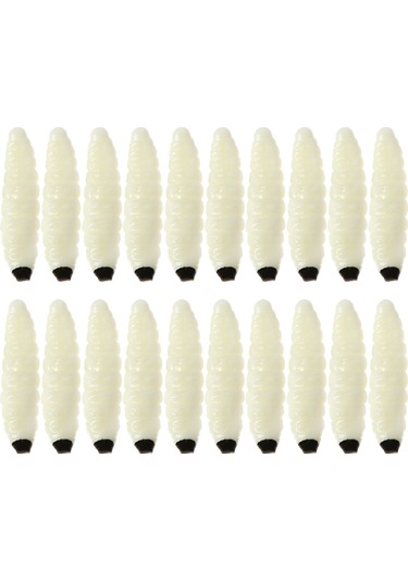 Springsun 20 Adet 3cm 1g Yumuşak Yapay Balık Yemi Kurt Şekilli Alabalık & Levrek Avı