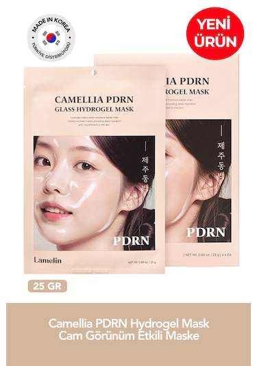 Lamelin Camellia Pdrn Hydrogel Mask Cam Görünüm Etkili Maske 1 Adet