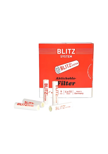 Denicotea Blitz 40 Adet 9 Mm. Karbon Pipo Filitre Filtresi Kb26-40