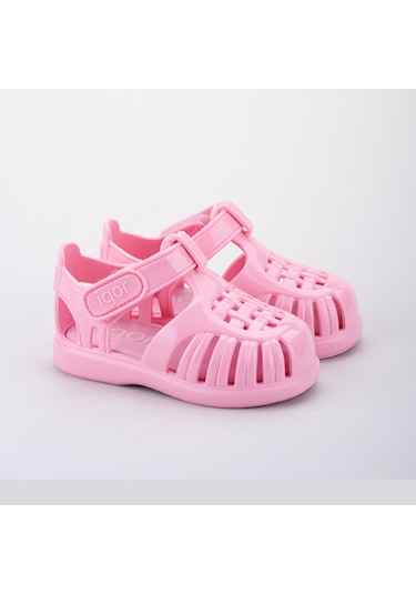 Igor Tobby Gloss Parlak Kız Çocuk Sandalet  - Pembe S10311-010