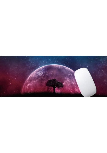 400x900x1.5mm Kilitsiz Büyük Masa Mouse Pad 2 Lotus