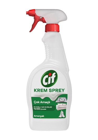 Cif Amonyak Çok Amaçlı Krem Sprey 750 Ml 3 Adet Diğer