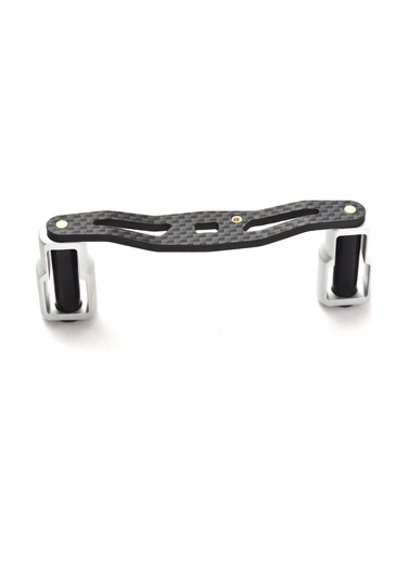 Yuntech01 Karbon Fiber Olta Makinesi Kolu - 8x5mm İç Çap, 10.5cm Uzunluk, Çok Markaya Uyumlu, Kolay Kurulum Gümüş