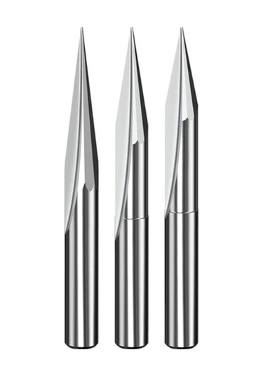 3d İşleme Konik Karbür Freze Ucu Küre Uçlu 100 Mm