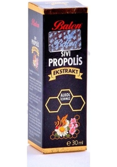 Balen Sıvı Propolis Extract 30 ML Su Bazlı %14.4 Propolis Extract