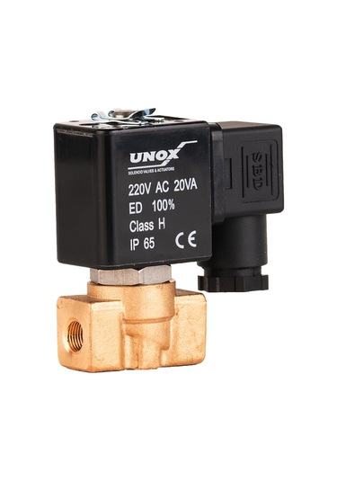 Unox Genel Maksat Normalde Kapalı Solenoid Valf (0,5-16 BAR)