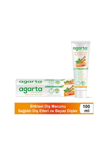 Agarta Doğal Misvak Özlü Diş Macunu 100 ML