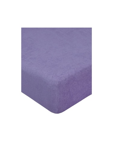 Altın Karma Çift Kişilik İnce Penye Lastikli Çarşaf 150x200 Cm 2 Adet Yastık Kılıflı Lila