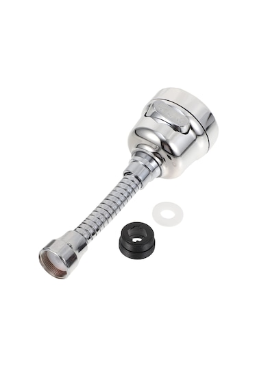 Foytokı 1 Bilgisayar Musluk Duş Püskürtücü Ile Mutfak Musluk Gümüş