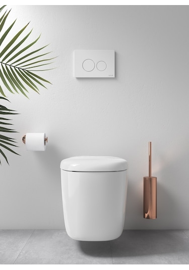 VitrA Origin Duvardan Tuvalet Fırçalığı Bakır  A4489426