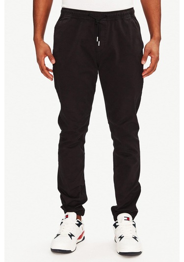 Tommy Hilfiger Erkek Tjm Austin Jogger Pantolon - Siyah Black