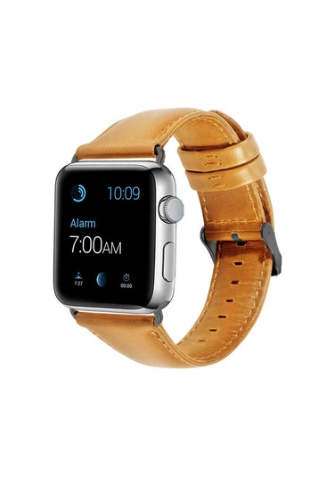 Watch 40mm Uyumlu Luxury Leather Deri Tuva Kordon-no3