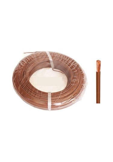 Seval H50v-k 0.75-kh ,kahve 0.75mm² 1-damar/çok Telli 1-mt Nyaf Kablo