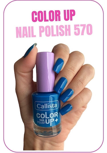 Callista Color Up Nail Polish Oje 570 Indigo Magic - Mavi