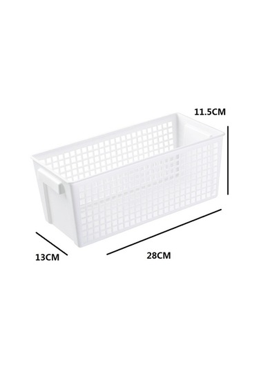 Tongxida Masaüstü Atıştırmalıklar Ve Aksesuarlar Saklama Sepeti, Dikdörtgen Plastik, Küçük Beyaz Diğer