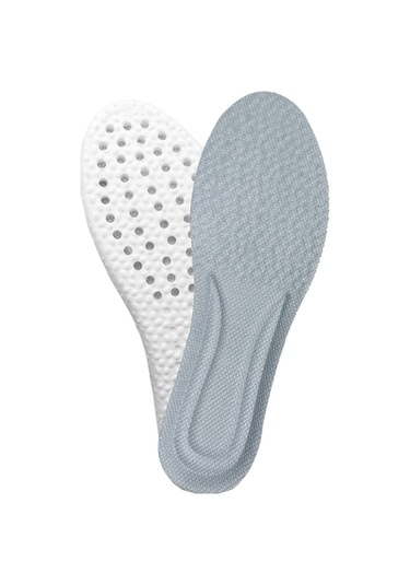 Sones 1 Çift Yüksek Elastikiyetli Koku Önleyici Nefes Alabilir Ter Emici Şok Emici Tabanlık, Beden: 39-40 Gri