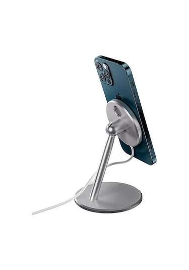 Benks L37 Magsafe Şarj Standı - ZORE-218807 Gümüş