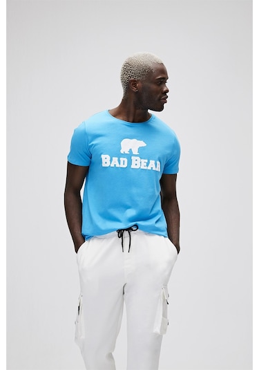 Bad Bear Erkek Tişört Bad Bear Tee-21881 Turkuaz