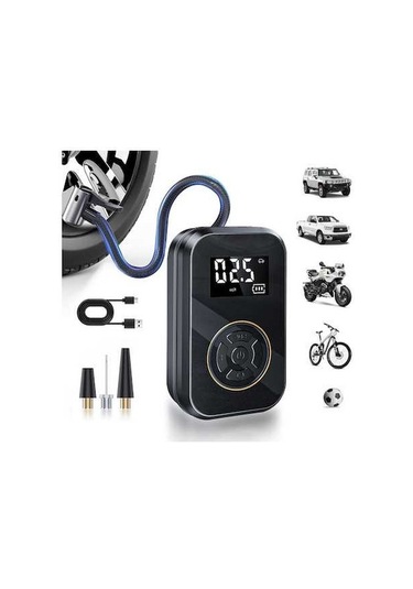 Didadodo Taşınabilir Lastik Şişirme Araba Yeni Model Dijital Ekranlı Lastik Şişirme Pompası Elektrikli Şişirme Mini Bisiklet Hava Pompası
