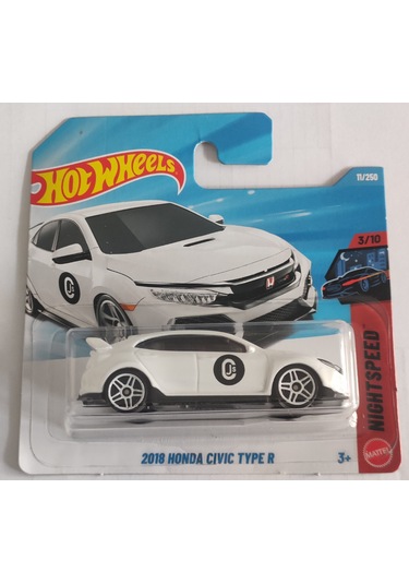 2026 Yeni Case Hot Wheels 2018 Honda Civic Type R Beyaz Beyaz