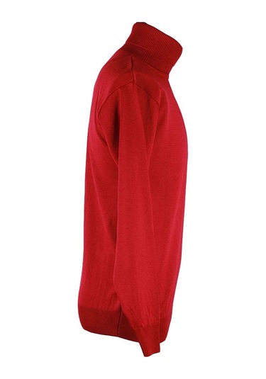 Trender Tam Balıkçı Bordo Erkek Kazak Ysn03 Bordo