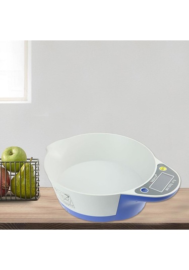 Dolıty Mutfak Gram Ölçeği Pişirme Çeşnisi Hassas Mavi Mavi