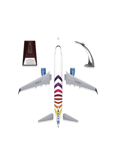 Zekupp - Maket Uçak - Boeing 737-800 1/100 - RENKLİ ÖZEL TASARIM Model Uçak