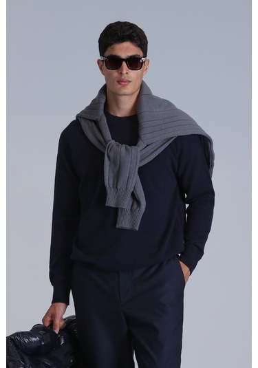 Lufian Moon Erkek Kazak Lacivert Lacivert 112090128100200 Lacivert