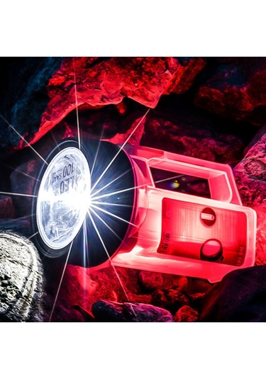 Campout Dış Mekan Çok Fonksiyonlu Led El Feneri Enerji Tasarruflu Süper Parlak Kamp Işık Su Geçirmez Taşınabilir Projektör Siyah