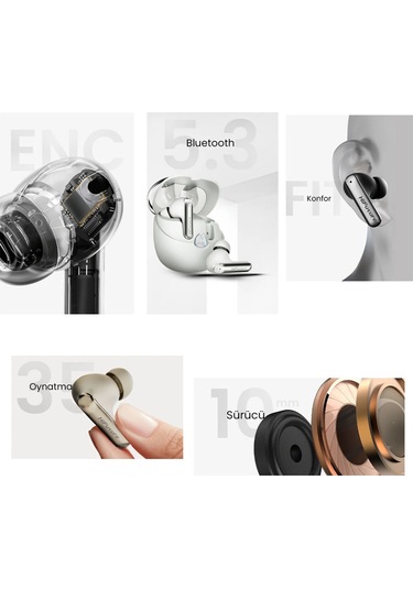 Hifuture Sonicair Bluetooth 5.4 Kulak İçi Kulaklık