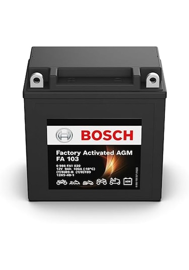 Bosch 12v 9 Ah Yb9-b 12n9 Agm Akü