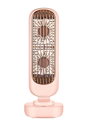 Çalışma Için Yeni Stand Usb Fan Pil Şarj Edilebilir Kule Masa Fanı 1 6875 Pembe