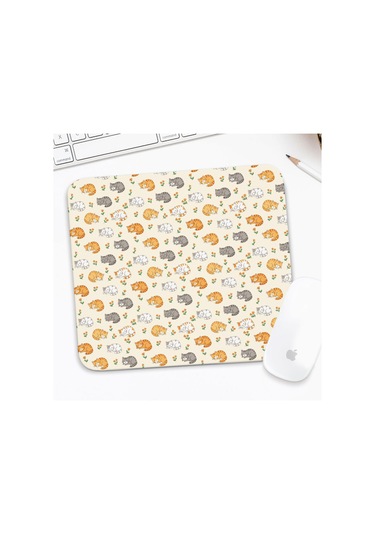 Durable Cat Desenli Mouse Pad 27x32cm, Kaymaz Rubber, Suya Dayanıklı-a48