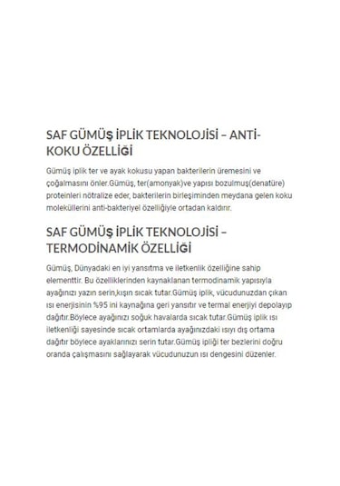 5 Çift Bonny Silver %13 Gümüş Çorap Normal Koruma