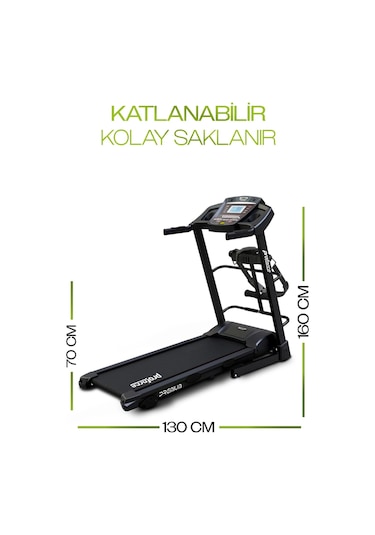 Proforce Premıum Koşu Bandı 2.5 Hp Led Gösterge 0 - 14 Km/s Hız Kolay Kurulum