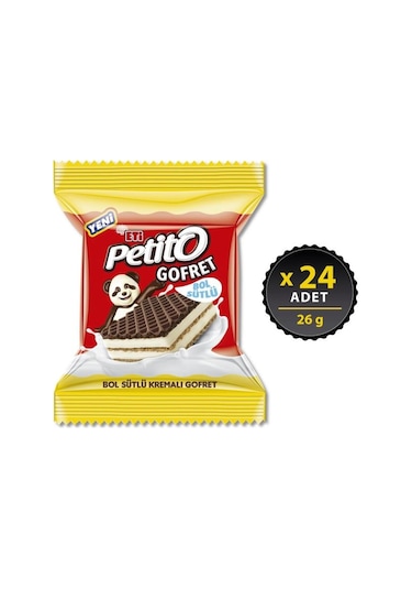 Eti Petito Gofret 24 x 26 G