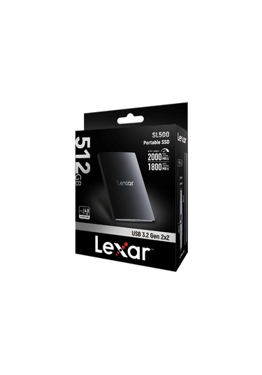 Lexar Professional LSL500X512G-RNBNG SL600 512 GB USB 3.2 Taşınabilir Disk