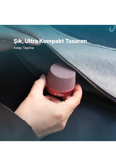 Ttec 2BH13 Vox Mini M Magsafe Uyumlu 2’si 1 Arada Kablosuz Bluetooth Hoparlör