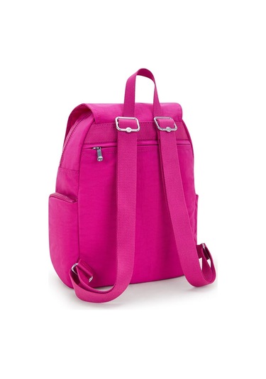 Kıplıng City Zip S Küçük Boy Sırt Çantası Pembe Glowıng Fuchsıa Pembe