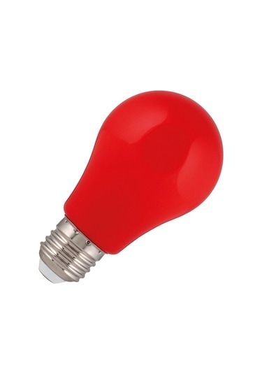 1 Adet 10 Watt Kırmızı Işık E27 Duy Led Ampul, Kırmızı Işık 10 Watt Tasarruflu Led Ampul, 10 Watt