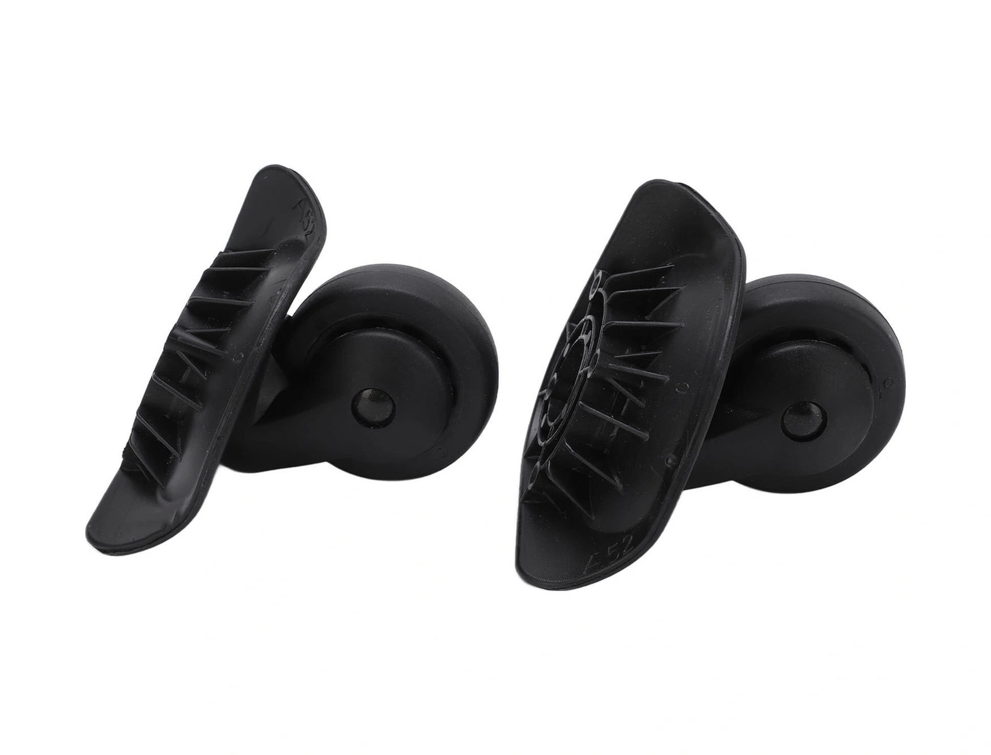 Shineyee A52 Siyah Valiz Tekerlekleri - Pp+pet Malzeme, Sessiz Ve Dayanıklı, Kolay Kurulum, Valiz Tamiri Aksesuarı 1 Çift