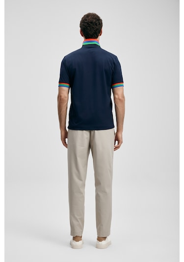 Lufian Fun Smart Erkek Polo T-shirt 111040231 Lacivert