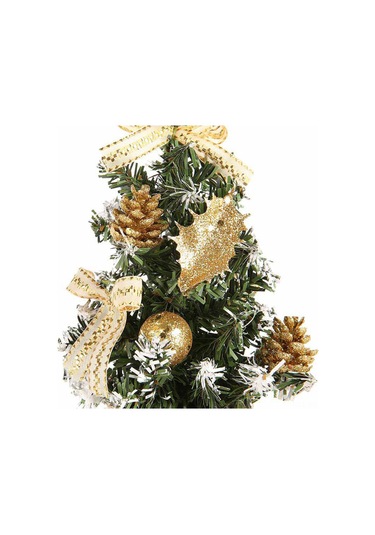 Kangvka 20cm Kırmızı Pvc Mini Noel Ağacı - Masaüstü Dekorasyon, Ev İçi Noel Ödülü Çok Renkli