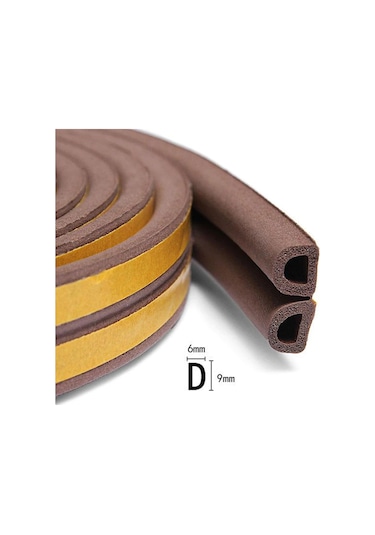Orient Kapı Pencere Fitili Izolasyon Bandı Kahverengi 2X3 6 Mt N11.192