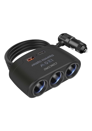 Concord C-778 120w 3.1a Usb-c Usb-c 3ın1 Araç Şarjı 120w